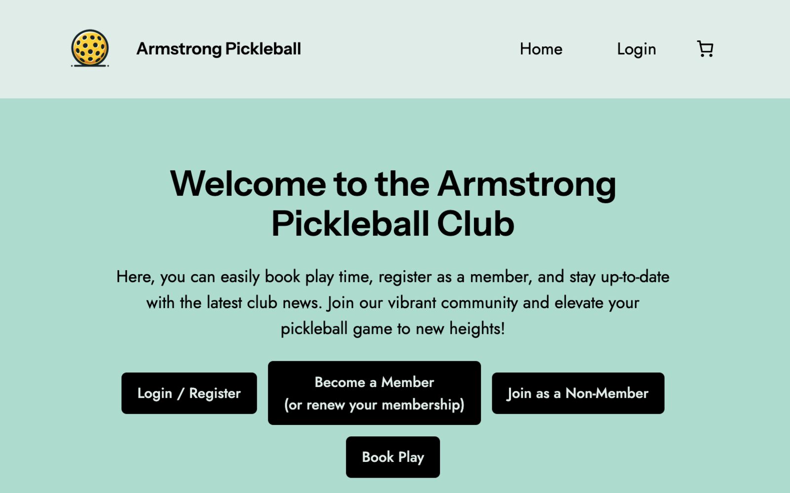 Armstrong Pickleball Club website
